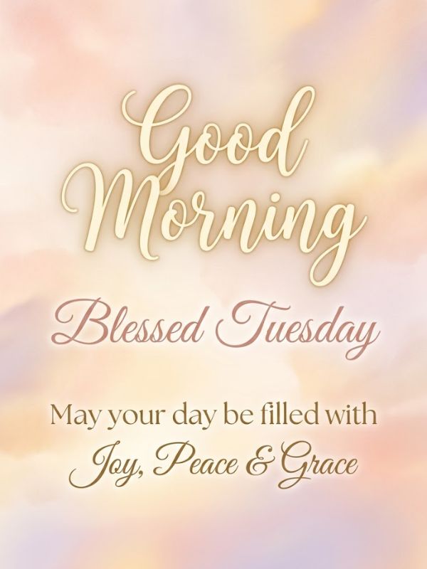 Beautiful Good Morning Blessed Tuesday