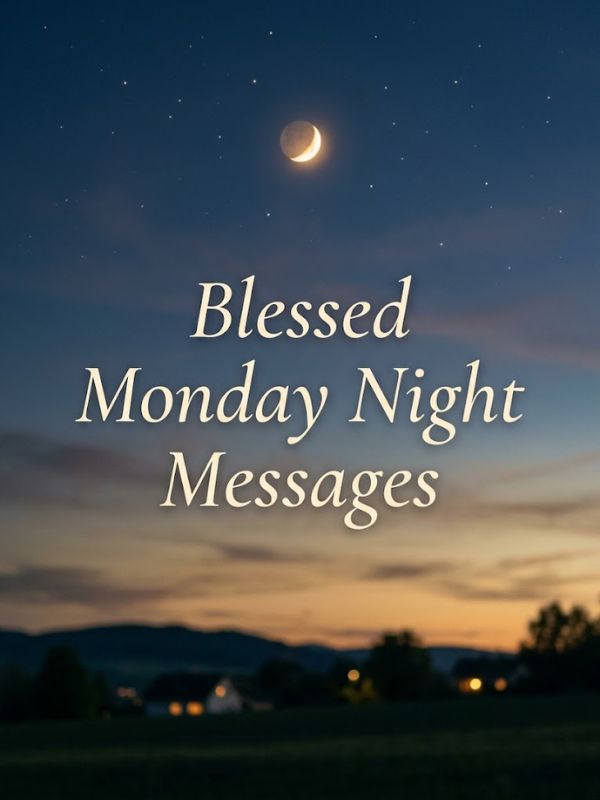 Blessed Monday Night Messages