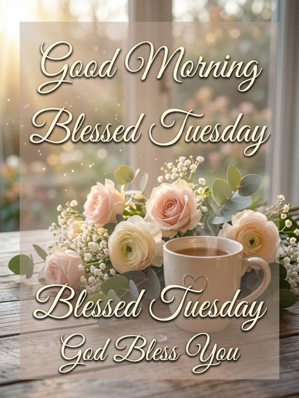 Cute Good Morning Tuesday Blessings