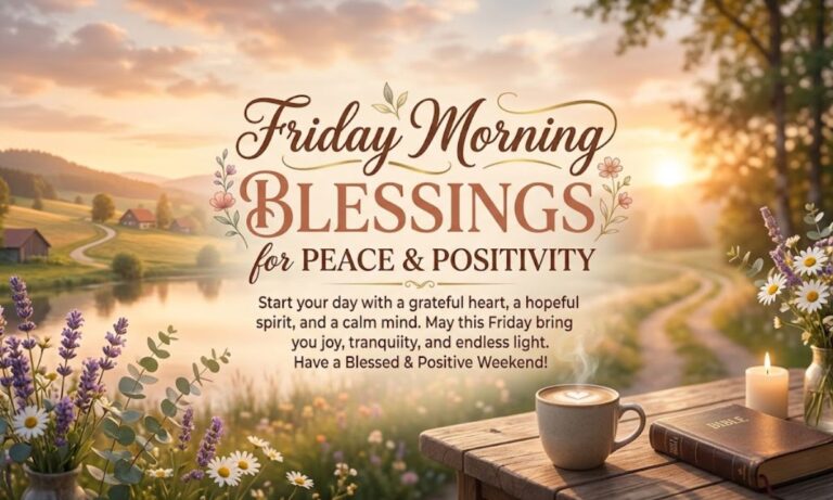 Friday Morning Blessings for Peace & Positivity