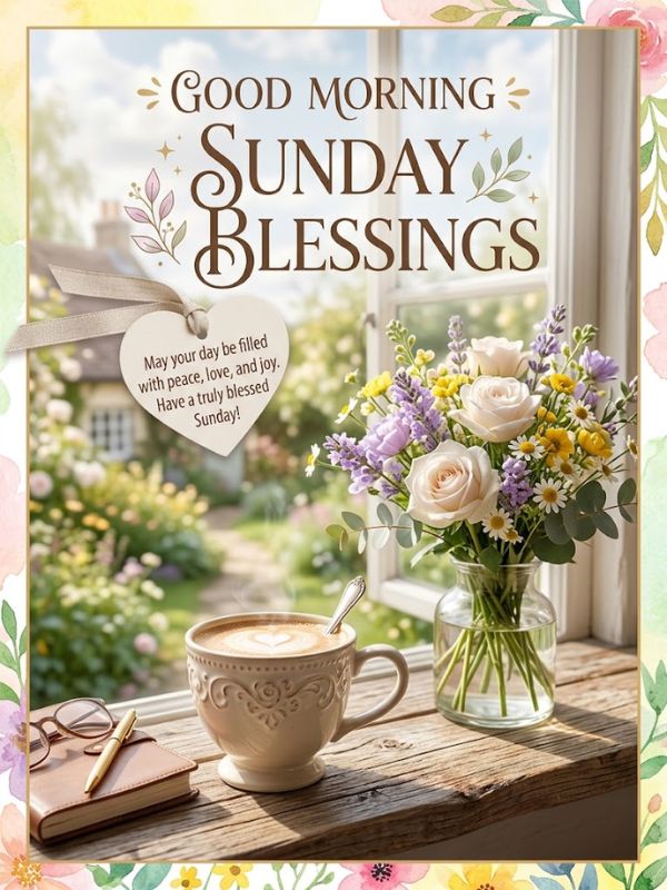 Good Morning Sunday Blessings