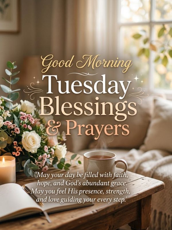 Good Morning Tuesday Blessings and Prayers