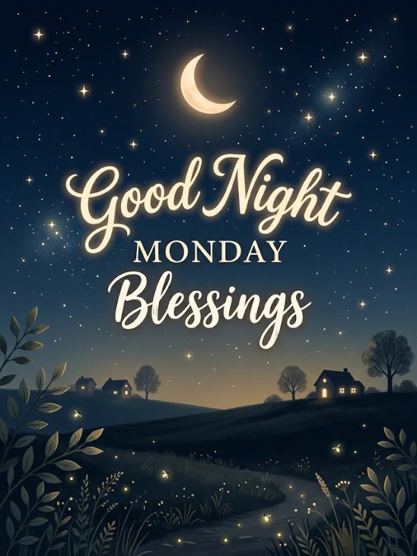 Good Night Monday Blessings