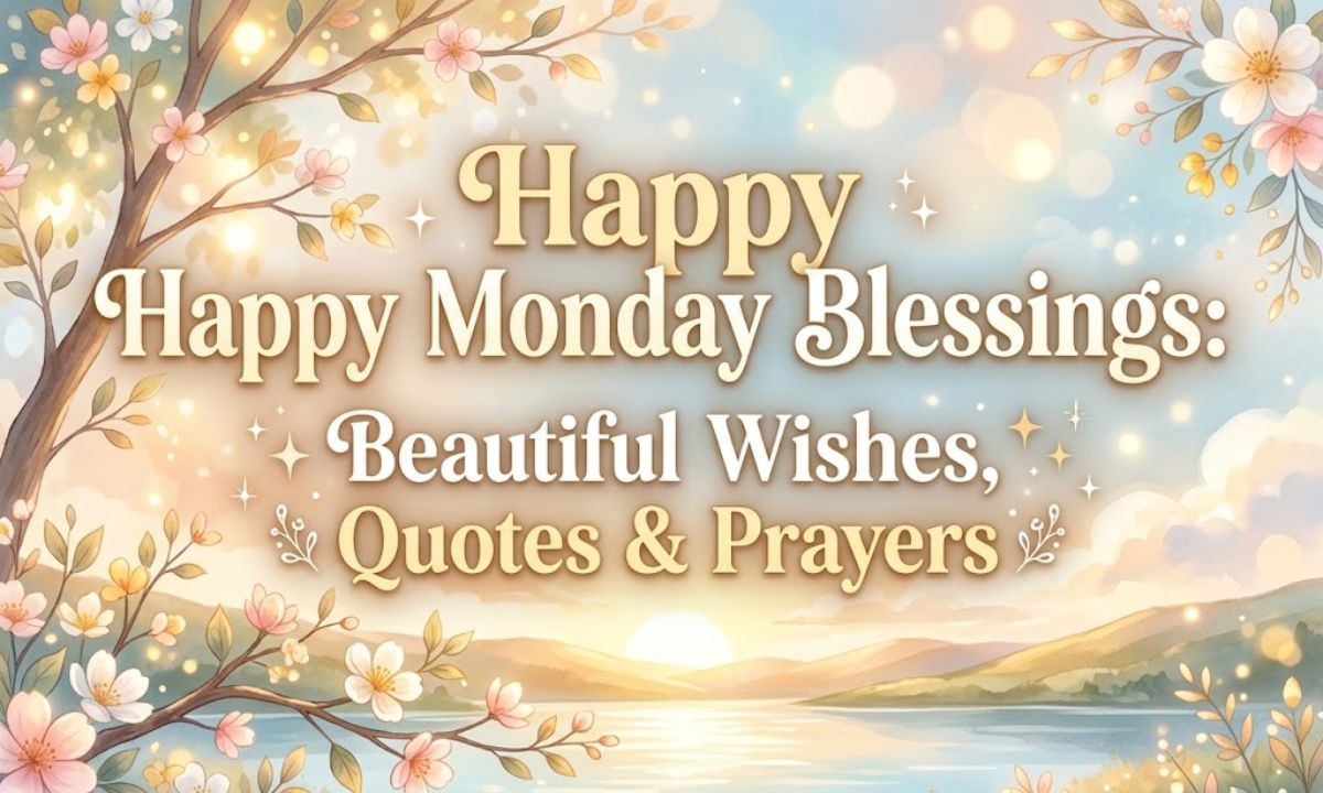 Happy Monday Blessings Beautiful Wishes, Quotes & Prayers