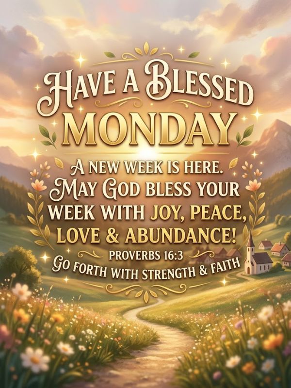 Have a Blessed Monday Quotes and Blessings