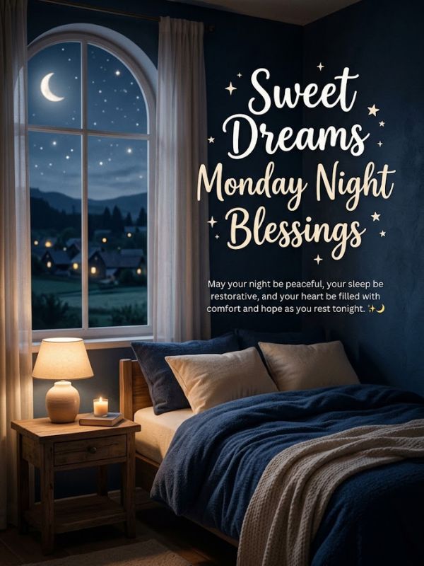Sweet Dreams Monday Night Blessings